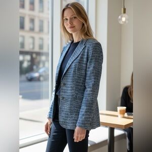 Max Mara Women’s Cotton Blend Blazer Size 12